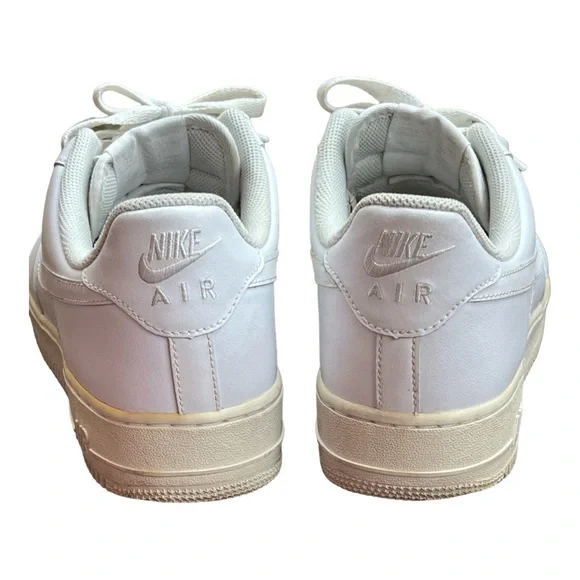 Nike AF-1 Sz 9.5 White Sneakers - Picture 4 of 5